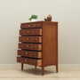 Vintage chest of drawers Teak wood Brown 1970s 3