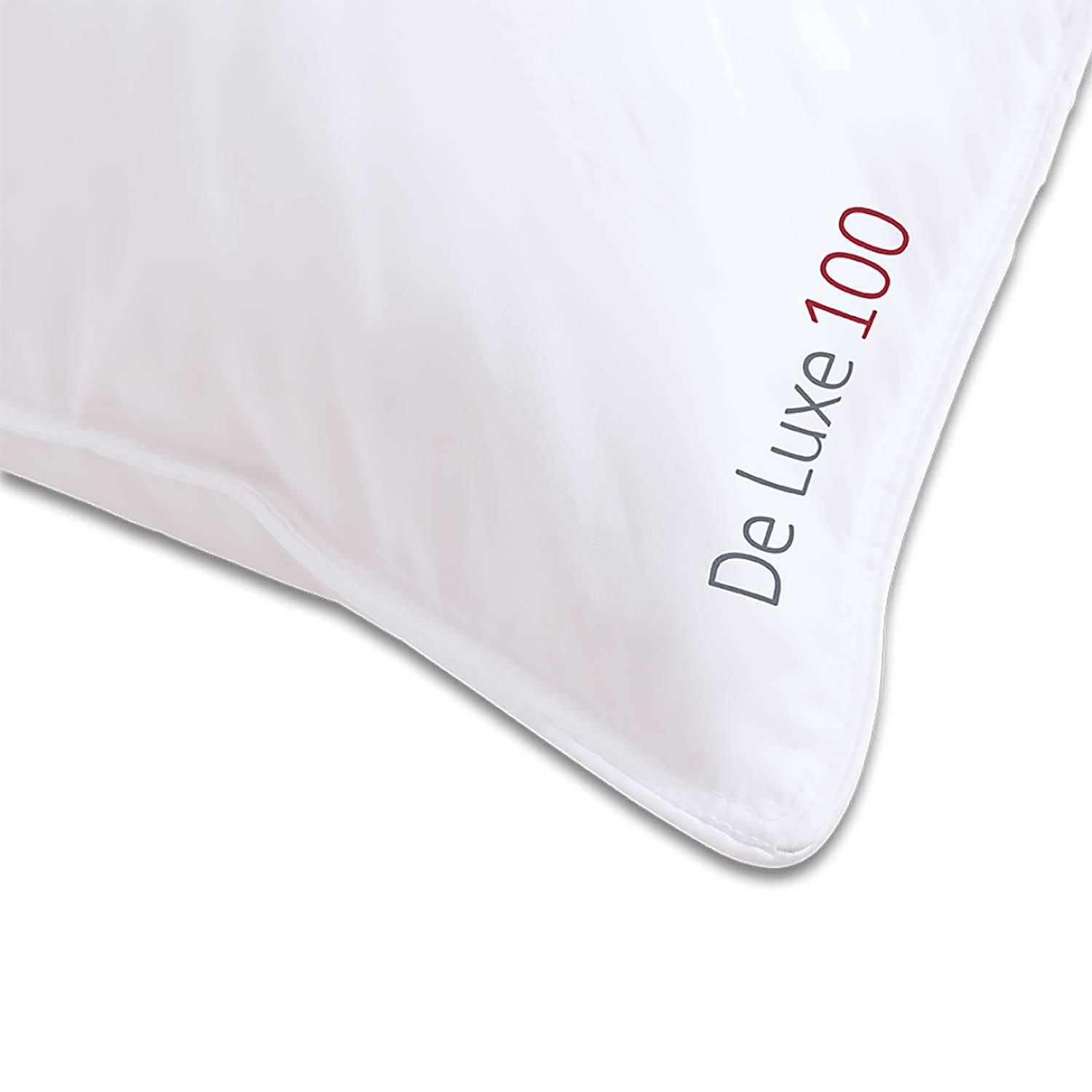 Daunenkissen DeLuxe 100% Daunen Baumwolle 50 x 75 cm 2