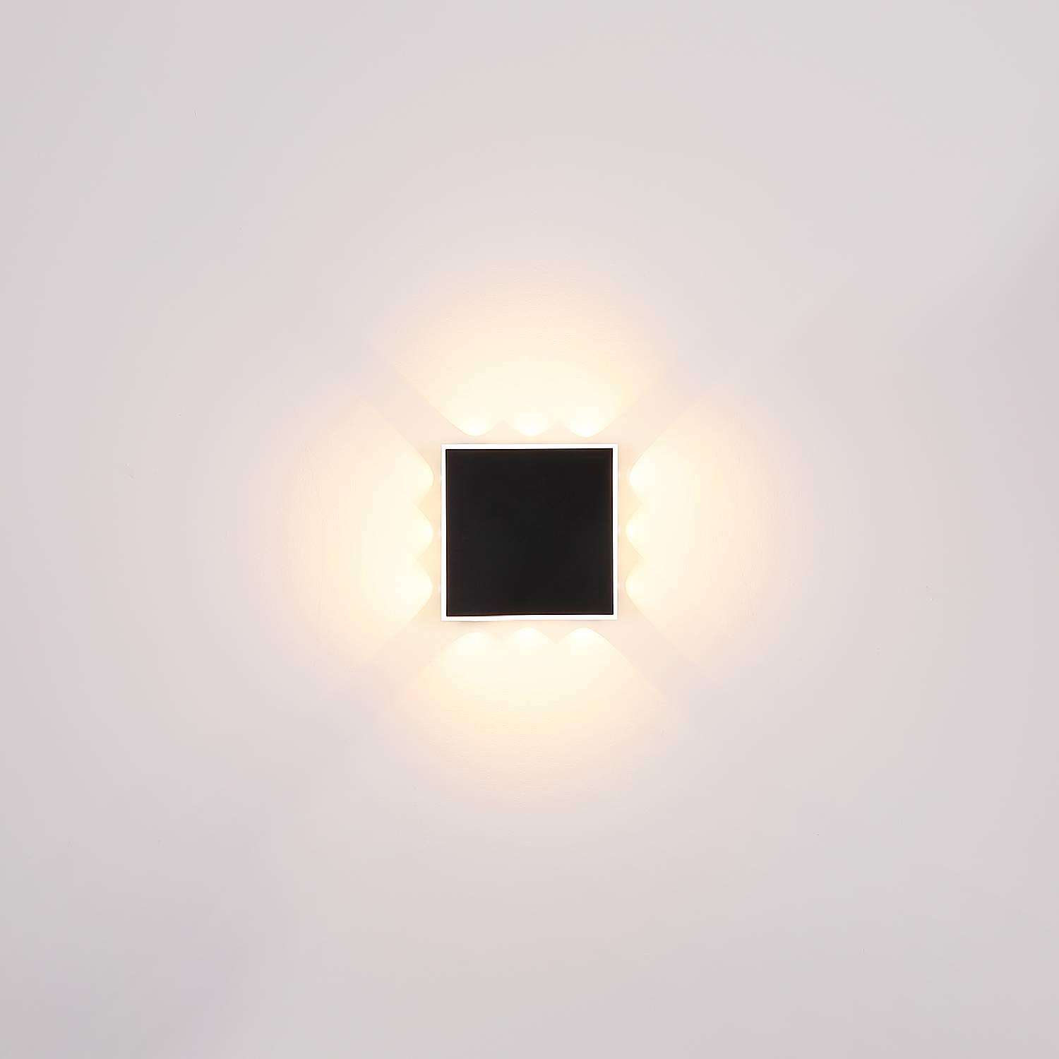 Saidy Wall Lamp Iron Acrylic Glass 1-light 3