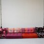 Vintage Hans Hopfer Mah Jong Modulares Sofa Mehrfarbig 1