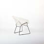 Bertoia Diamond Chair Stahl Weiß 6