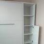 Schrankbett Holz Weiß  3