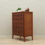 Vintage chest of drawers Teak wood Brown 1970s 2