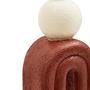 Utica Kerzenhalter Creme Rot 7