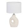 1-Flammig Tischleuchte Pure Crush Keramik Beige 4