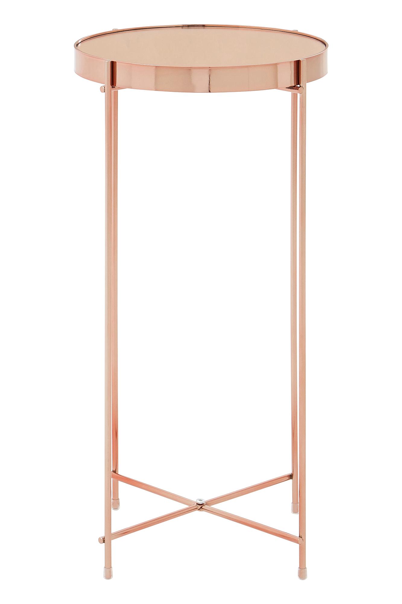 Allure Pink Mirror Hoher Beistelltisch
 7