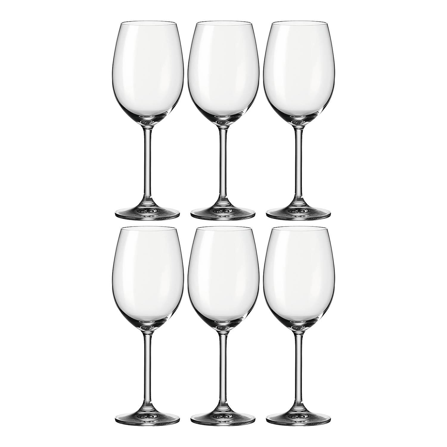 Rotweinglas Daily 6er-Set Kristallglas Transparent 1