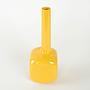 Ceramic vase Yellow 1970s 1