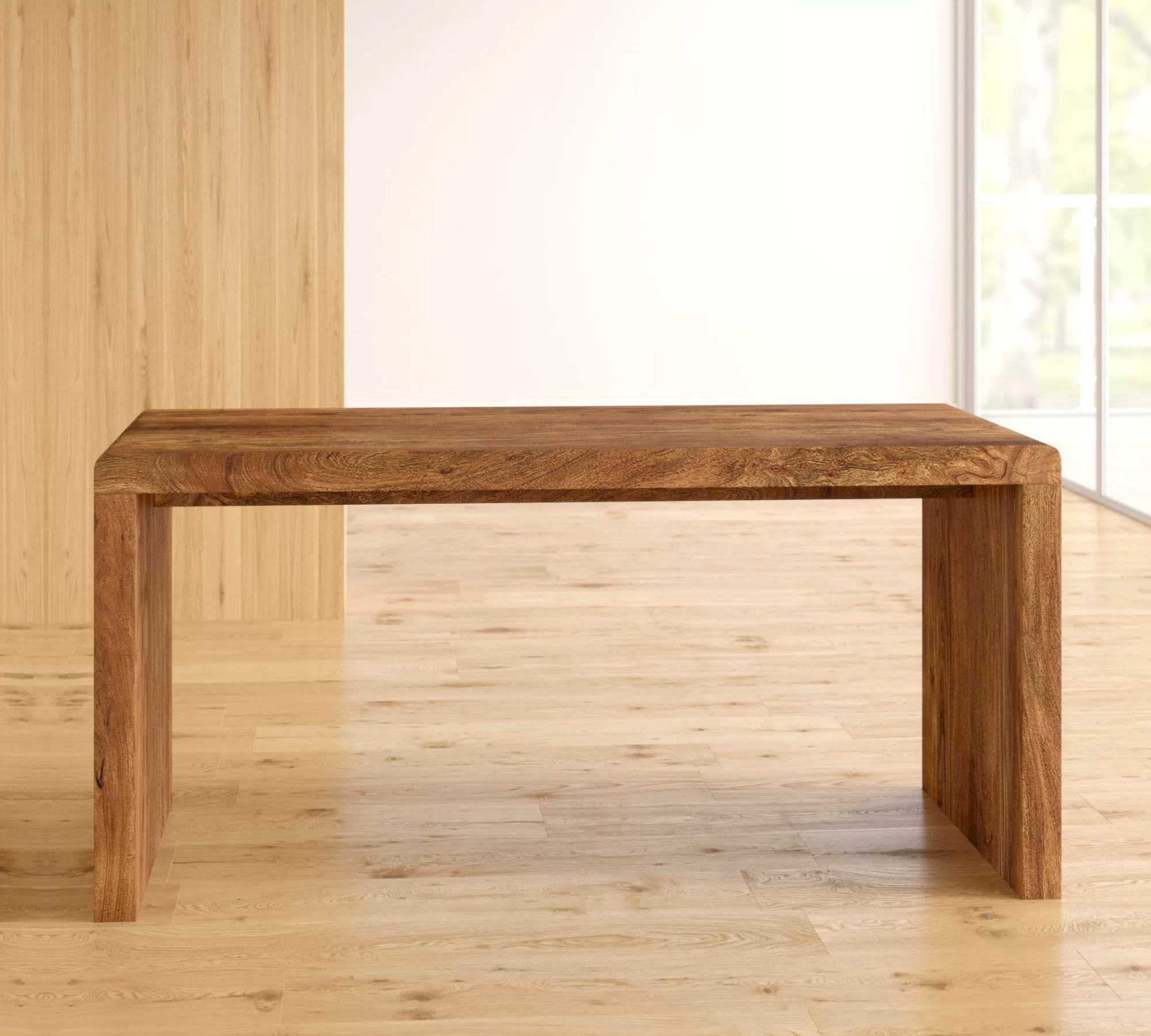 Schreibtisch Massivholz 180cm 6