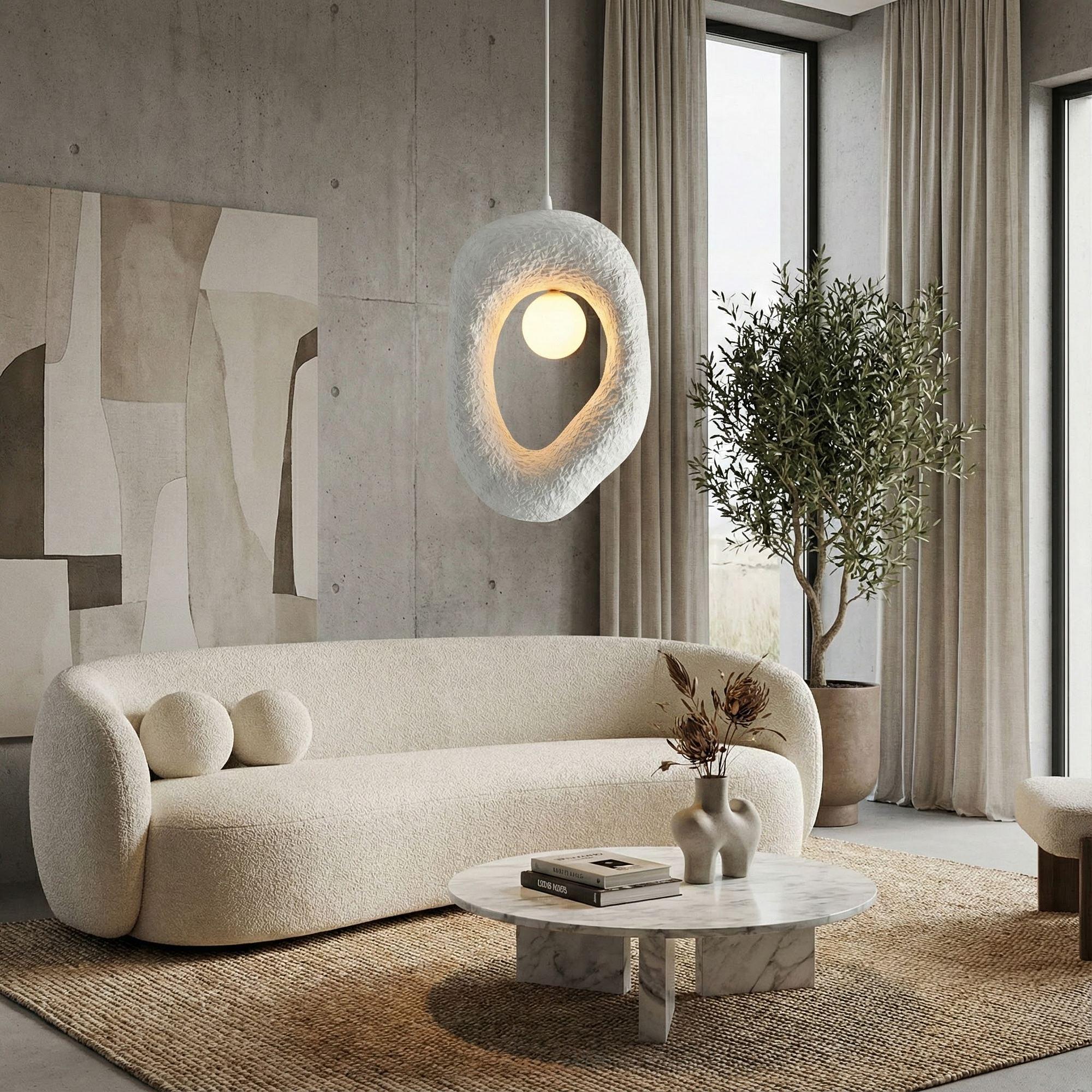 Zoga-Nua Lampada a sospensione Bianco 0