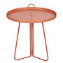 PORTER Beistelltisch mit Griff Stahl Orange 0