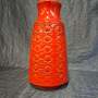 Vintage Vase Keramik Rot 1