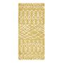 Läufer Temara Shag I Polypropylene Jute Gelb 80 x 185 cm 0
