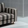 Dylan Sofa 4-Seater Line Latte Black 5