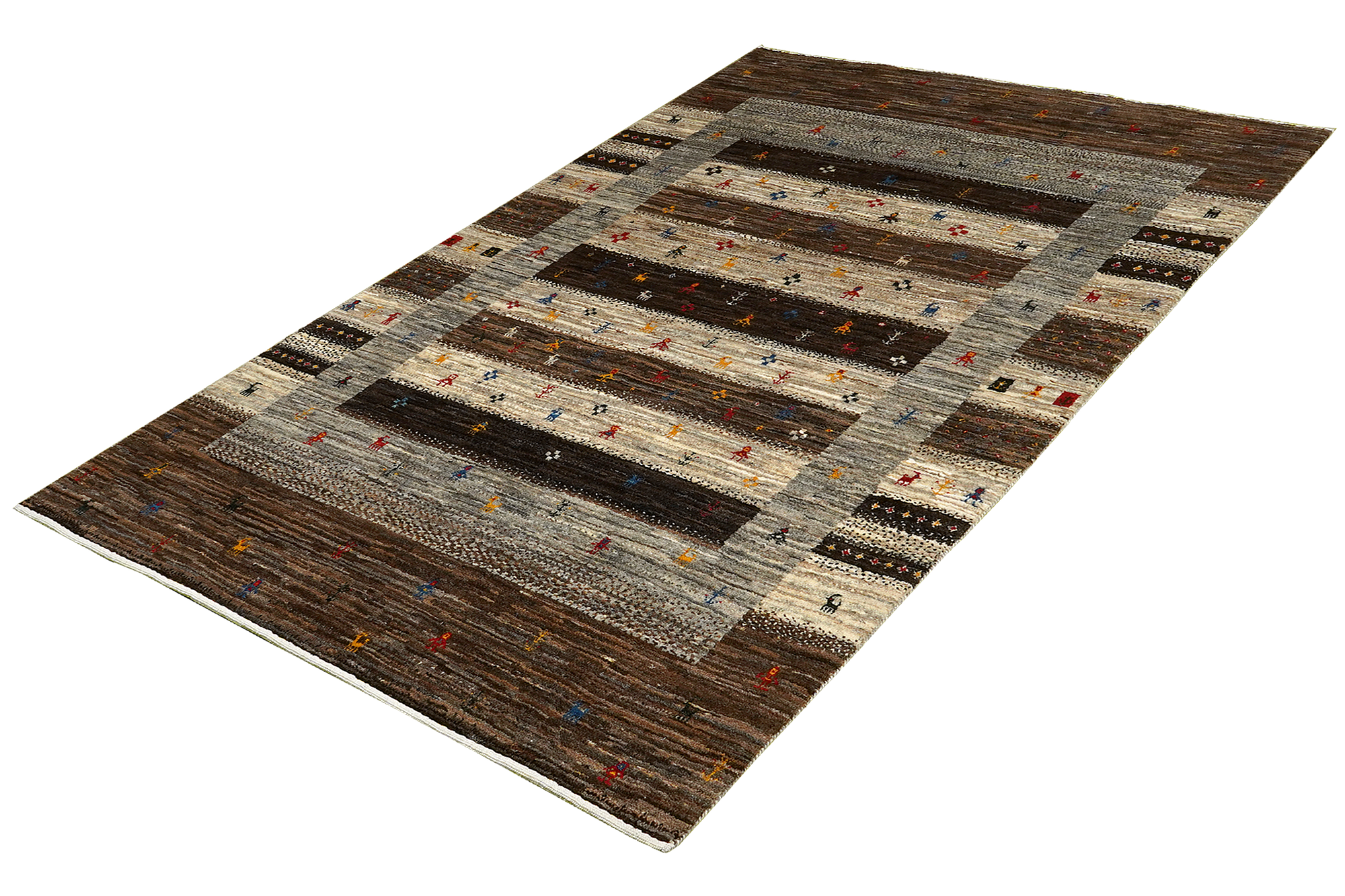 Rizbaf Gabbeh Carpet Wool Multicolor 3