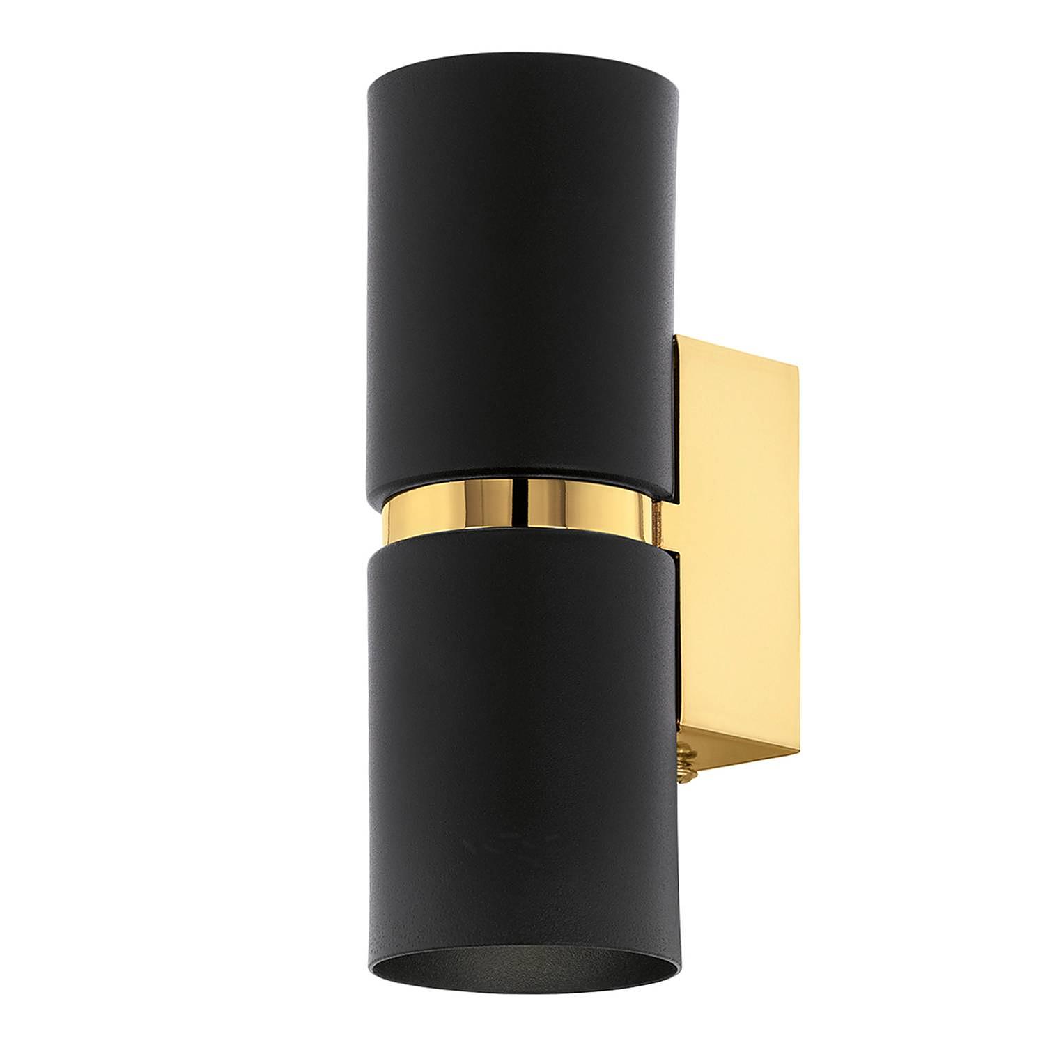 Passa LED wall light steel 2-light 0