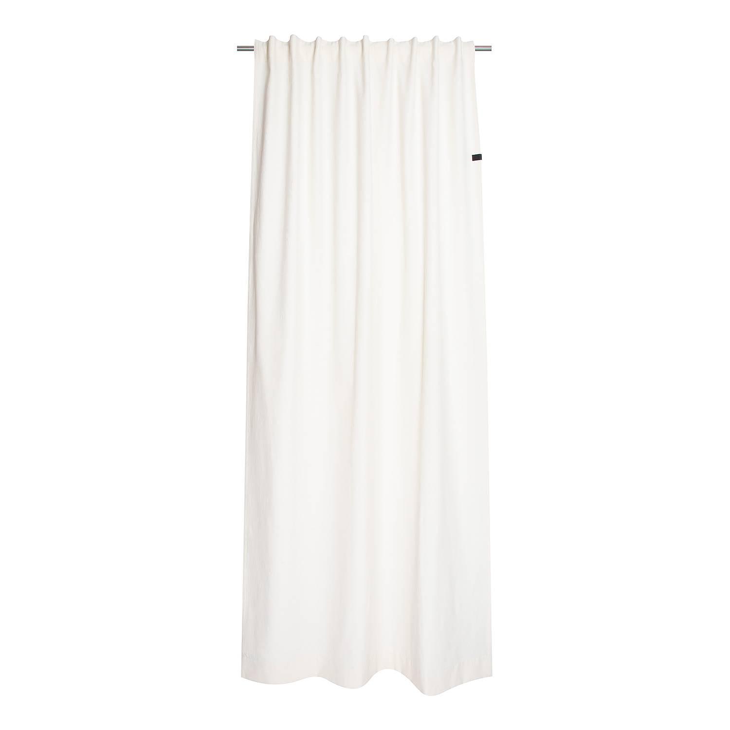 Fertiggardine Solo Baumwolle / Polyester Weiß 130 x 300 cm 0