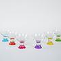 Dessert bowl set Multicolored 1980s 2