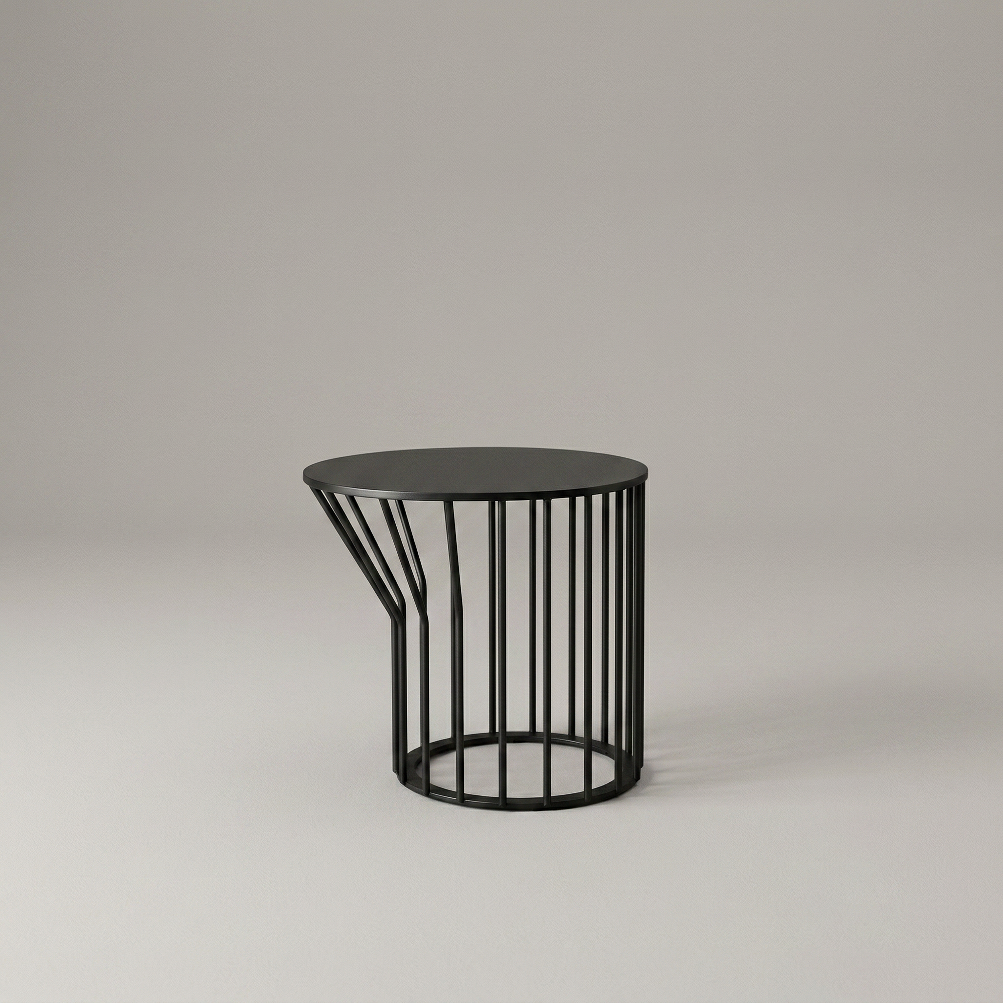 Jump Grey Side Table Metal Grey 2