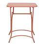 Folding table URBAN ONE steel orange red 1