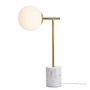 LUNA Table Lamp Metal Marble 1-bulb 0