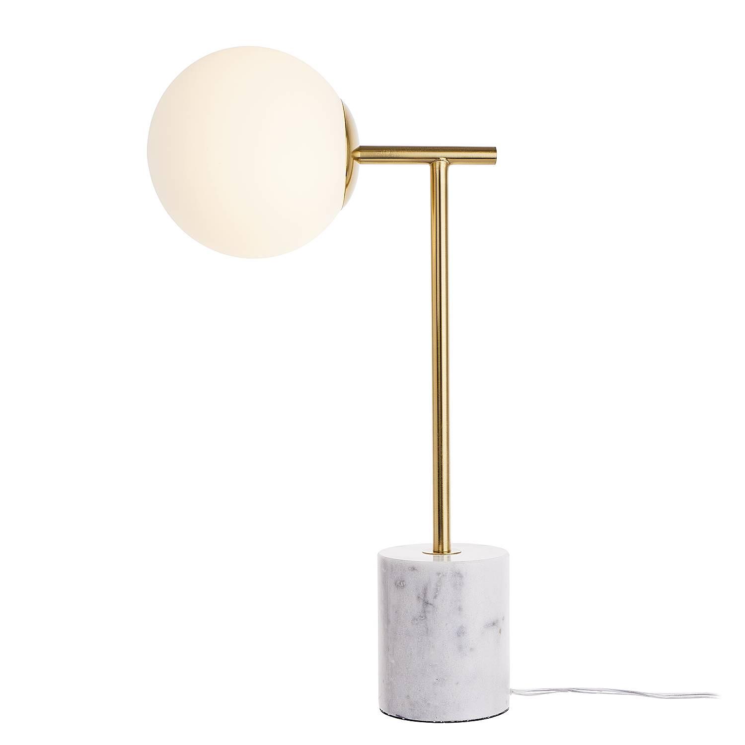 LUNA Table Lamp Metal Marble 1-bulb 0