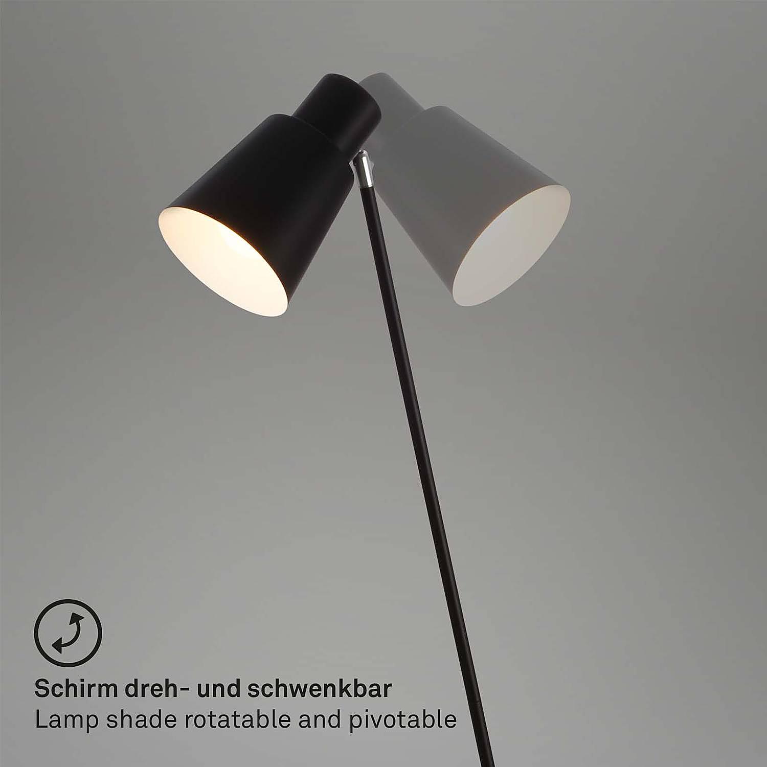 Palcoma Stehleuchte Aluminium Schwarz 3