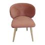 Ellie Esszimmerstuhl Velour Lux Vintage Rosa 5