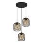 3-Light Dichti Type B Pendant Light Iron Black 4