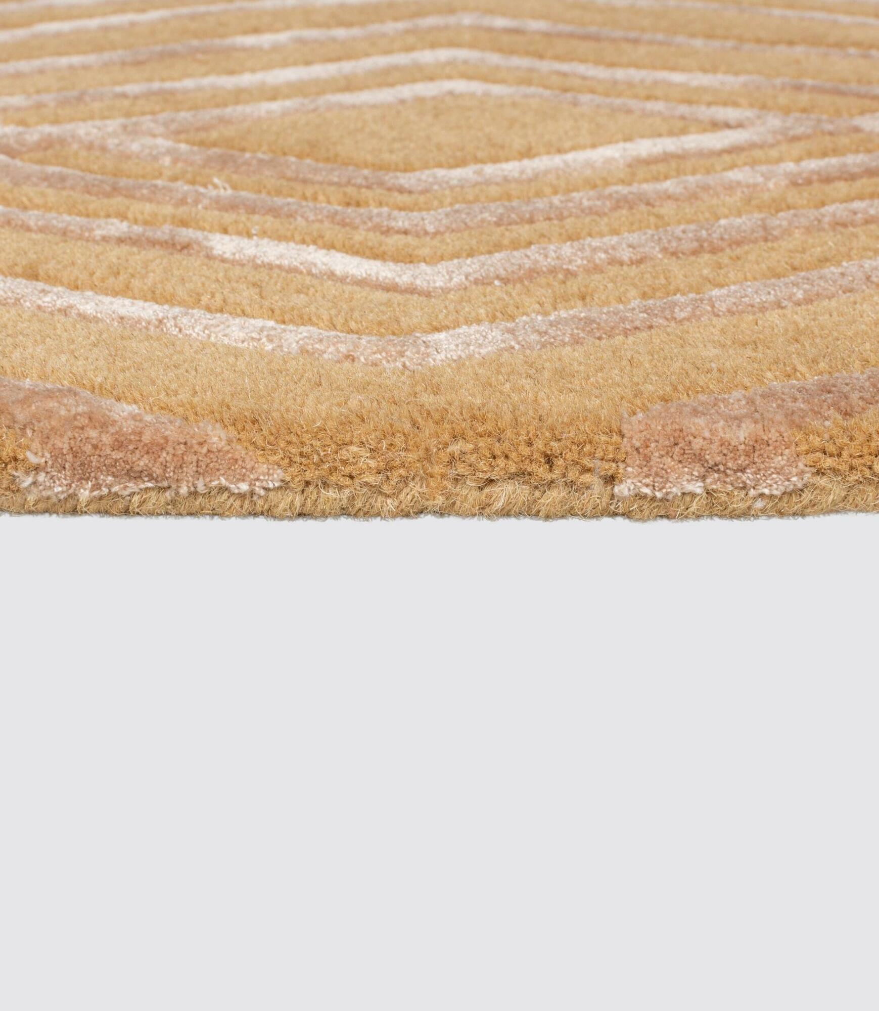 Wollmischteppich Architect Diamonds Tan 160 x 230 cm 2