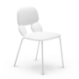 Nube S Stuhl Kunststoff Metall Weiß 0