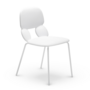 Nube S chair Plastic Metal White 0