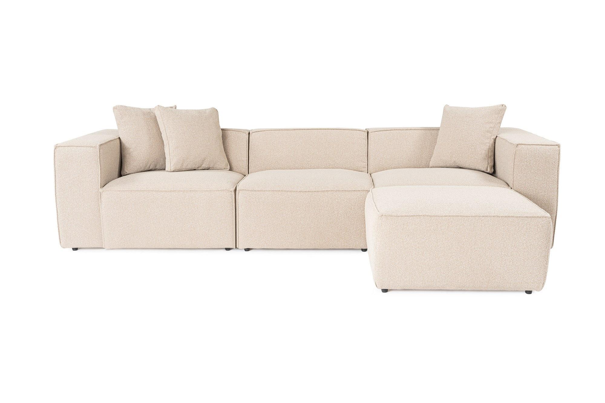 Lora Ecksofa Beige 0