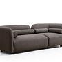 Victoria 3-seater sofa grey 0