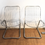 2x Freischwinger Chrom Silber 0