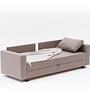 Aly Sofa Bed 3-Seater Brown 8