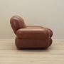 Sessel Leder Braun 1970er Jahre 7