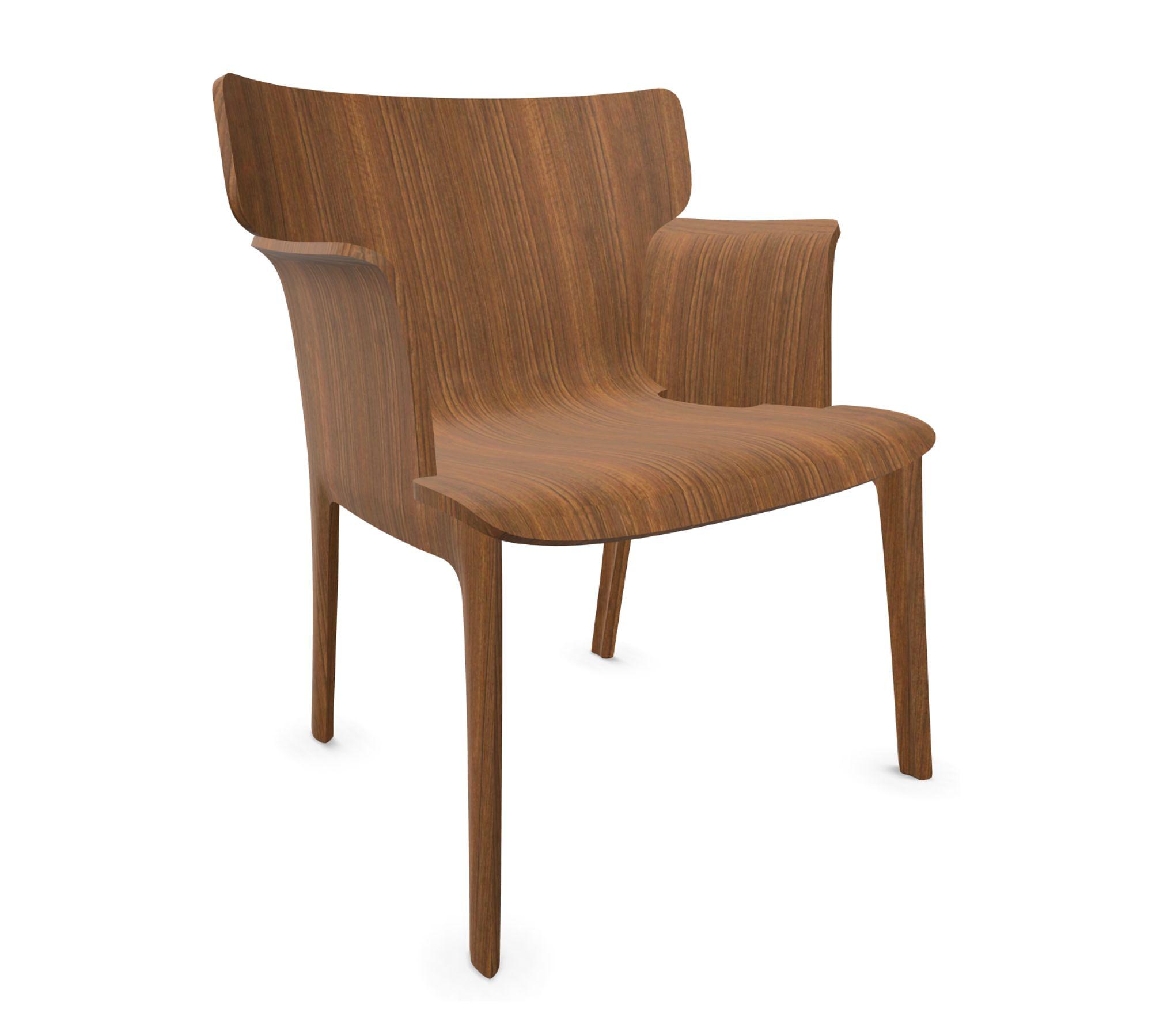 Adela Rex Armchair Walnut Wood Brown 1