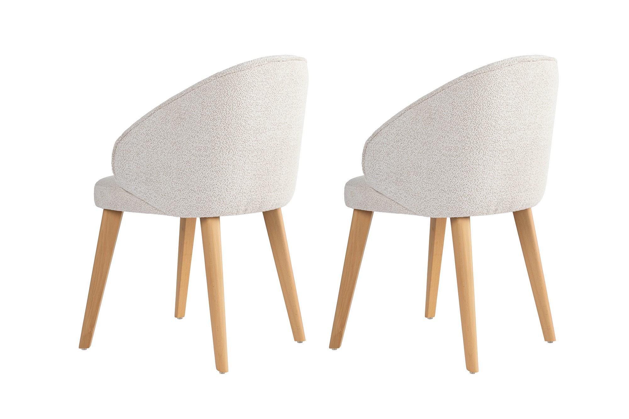 2x Bentley dining chair wood veneer White 3