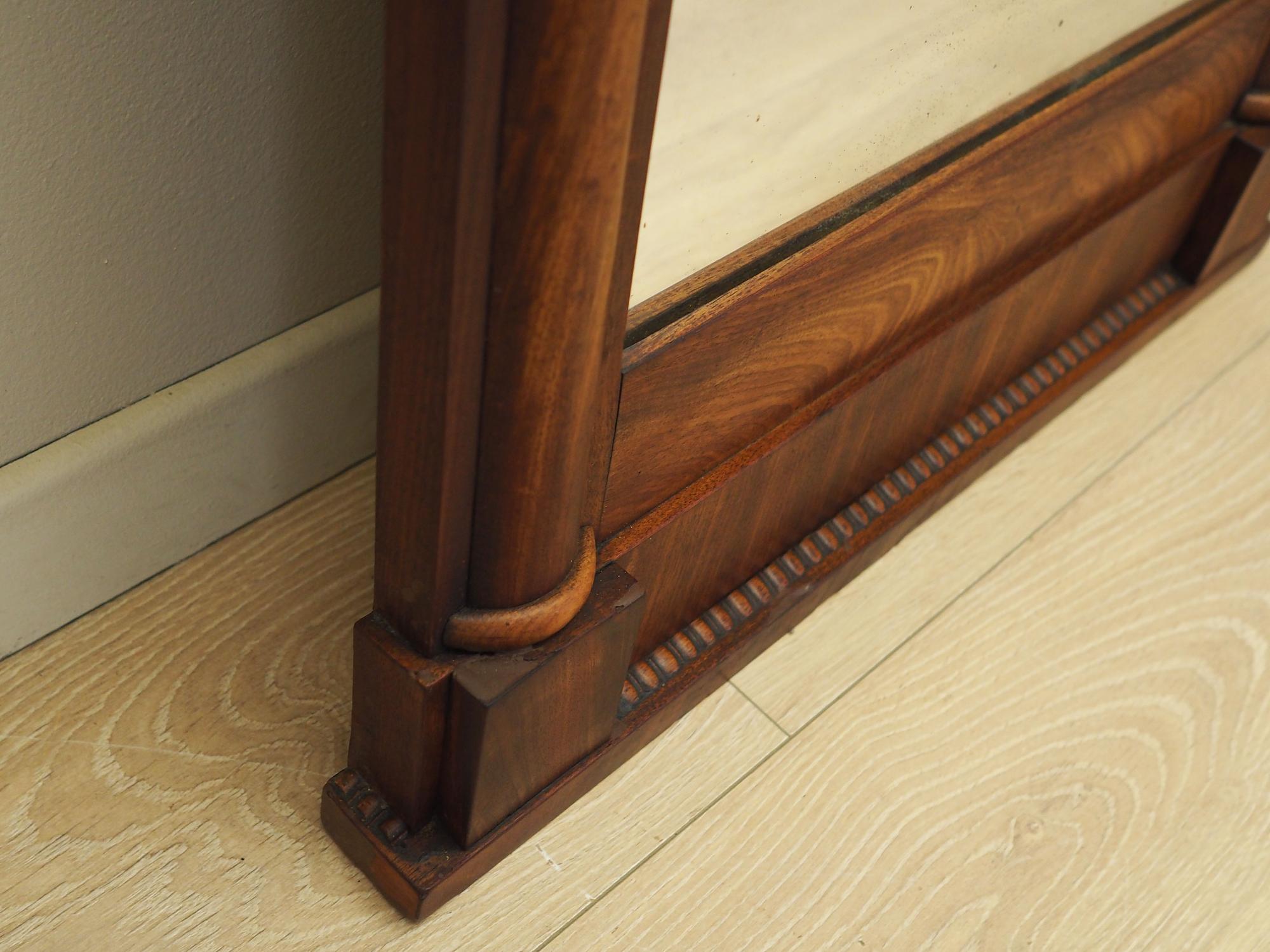 Mirror with wooden frame 1970s 12