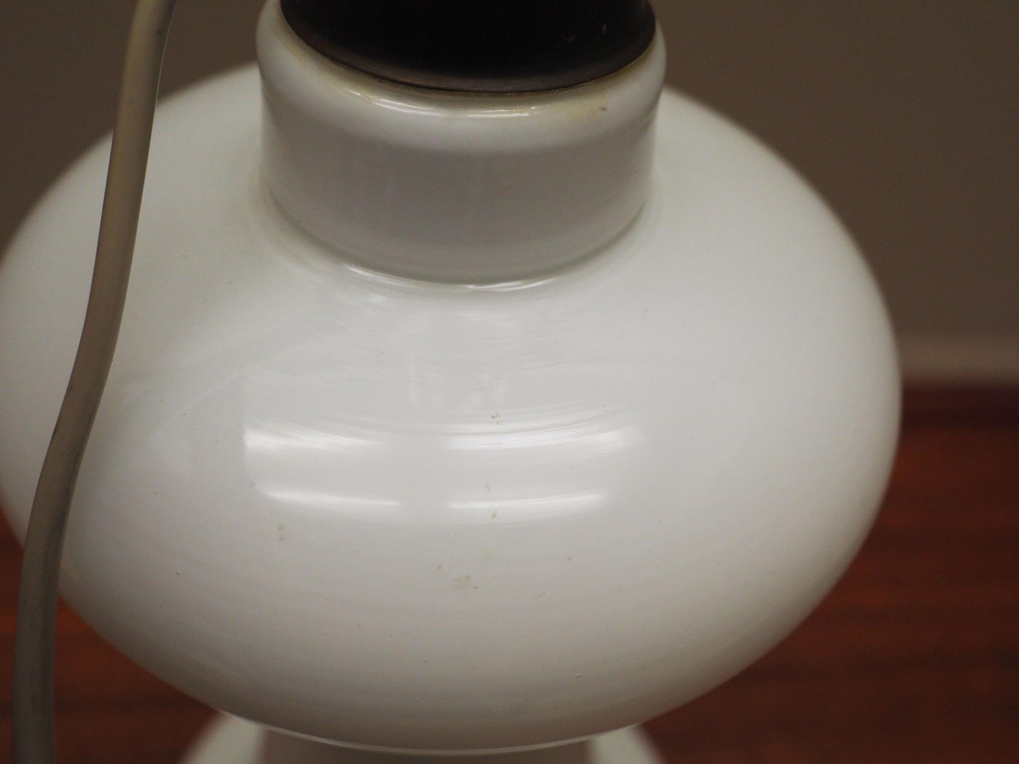 Table lamp glass 1970s 10