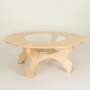 NEMO Tisch Holz Glass Natural  2