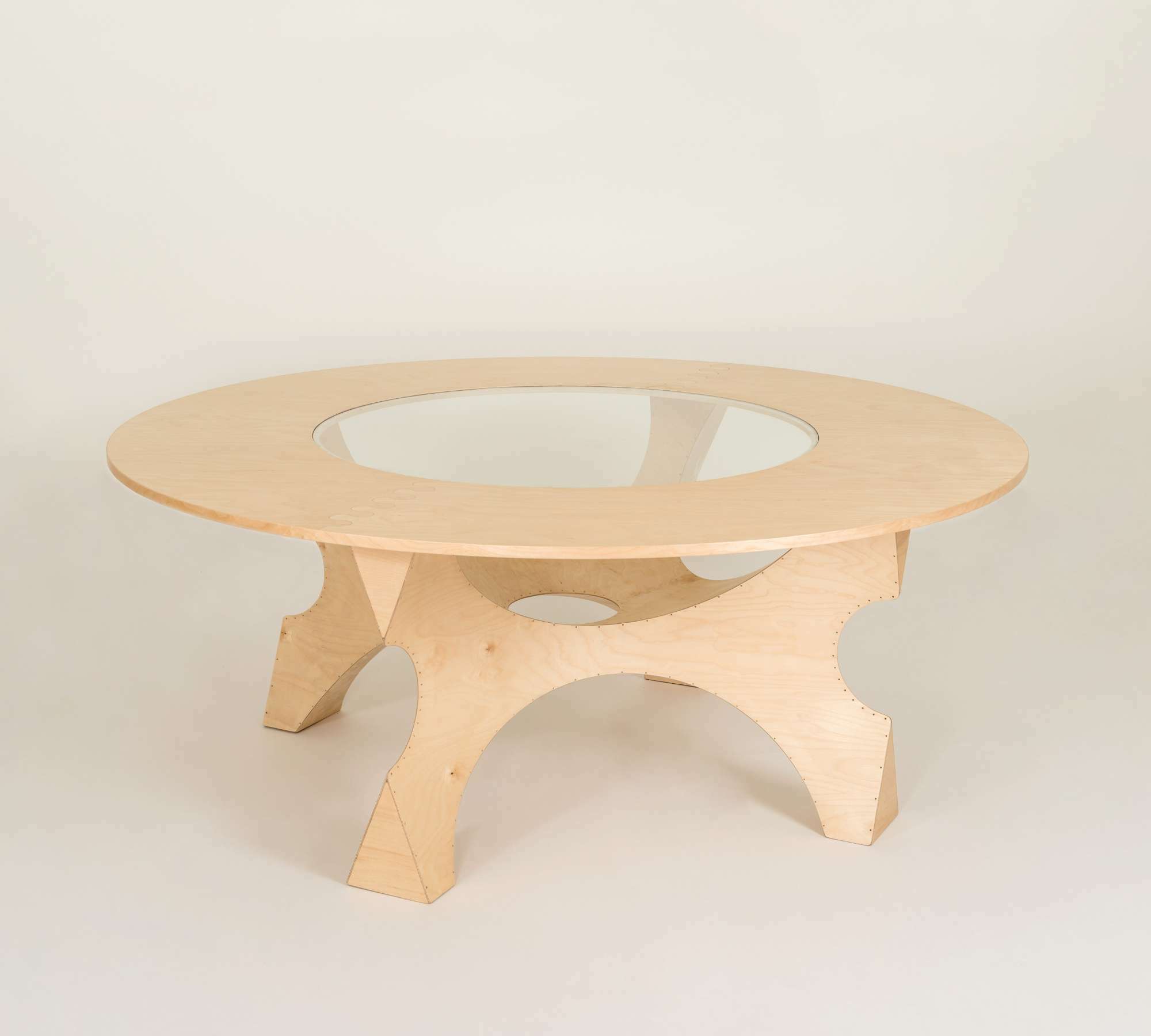 NEMO Tisch Holz Glass Natural  2