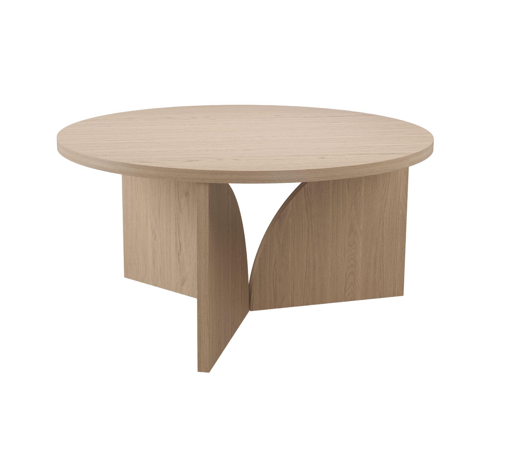 Cece Coffee Table Oak Ø 70 cm 0