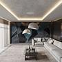 2-Flammig Wabi Sabi Plasterglows Pendelleuchte Beton Grau 4