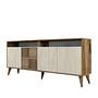 Milan Sideboard Walnussbraun Steinoptik 180cm 5