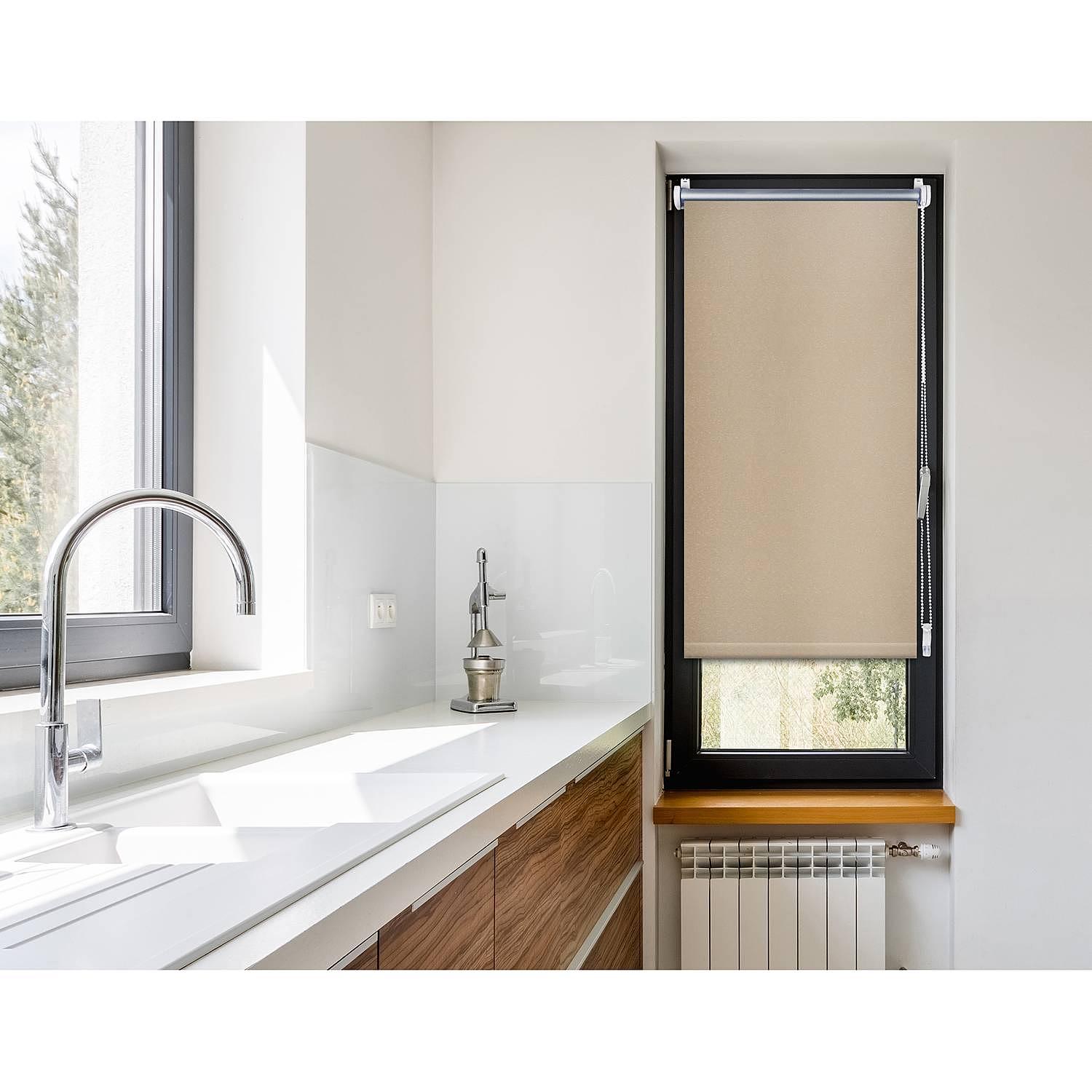 Designrollo Trend / Verdunkelung Polyester Beige 75 x 150 cm 3