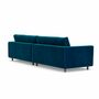 Douglas Sofa 4-Sitzer Velour Lux Petro 2
