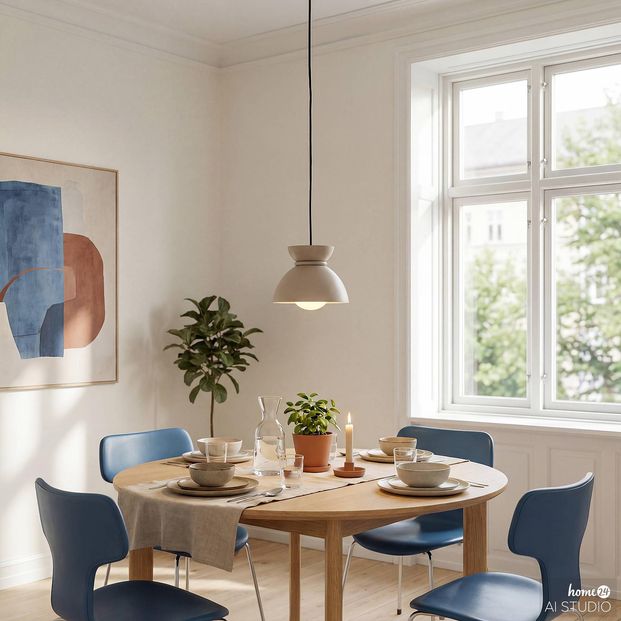 Quora Pendant Light 1-bulb Iron Opal Glass Cream 3