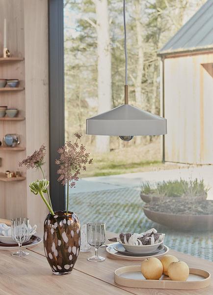 Jali Vase Medium Glass Brown 3